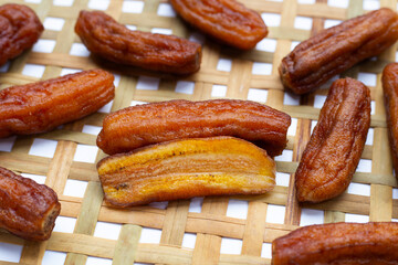 Sun dried bananas, Fruit snack