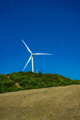 Green energy with wind mills 