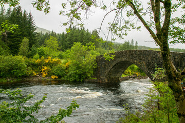 Fototapeta na wymiar Bridge of Orchy, Scotland