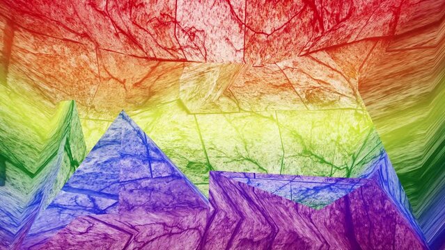 Cinemagraph of colorful grungy moving background
