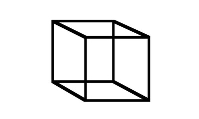 Cube 3D Black