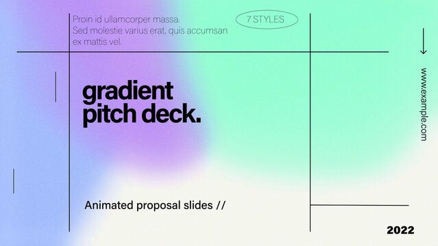 Gradient Pitch Deck Slides