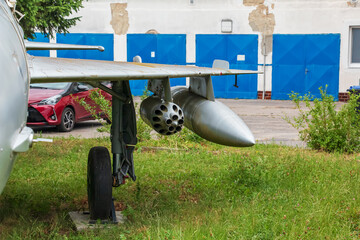 Fototapeta MiG-21MF on the territory of the Aeroclub in Nitra. obraz