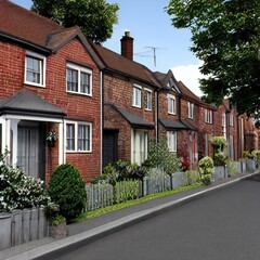 Traditional British Residential Street