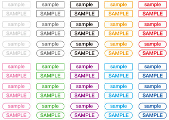 サンプルのイラスト素材集 © 四郎丸