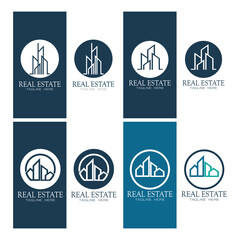 Real Estate Business Logo vector illustration design