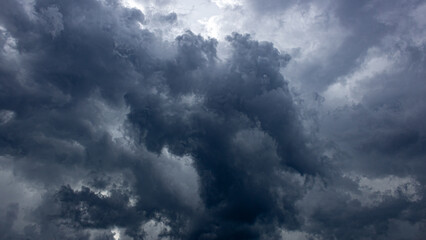 Fototapeta premium storm clouds over the city