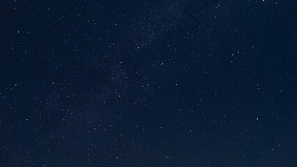 Fototapeta na wymiar 夏の夜空に浮かぶたくさんの星