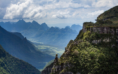 view of the mountains