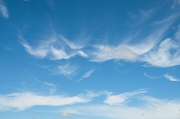 Blue sky with clouds