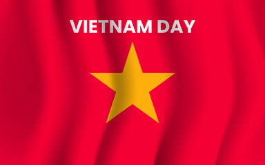 vietnam independence day. 2 september. vietnam flag independence background poster