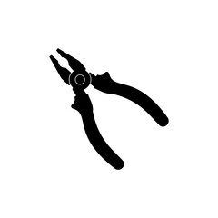 Pliers Icon or Combination Pliers Icon For Engineering Tool Icon