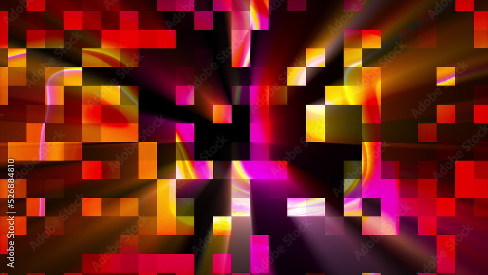 Poster blocks with shine. computer generated 3d render