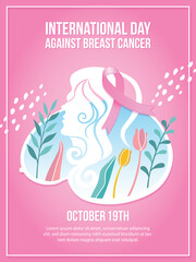 International Day Against Breast Cancer Flyer Template