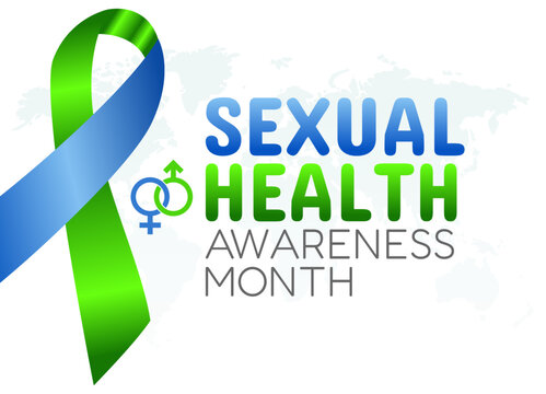 Vector Graphic Of Sexual Health Awareness Month Good For Sexual Health Awareness Month Celebration. Flat Design. Flyer Design.flat Illustration.