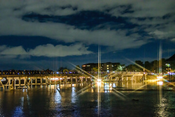 京都の初冬のイルミネーション