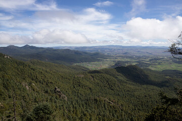 landscape with clouds