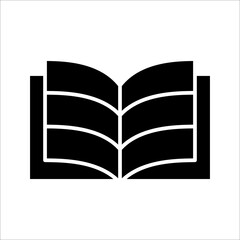 Reading line icon, Vector on white background