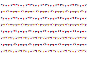 Fototapeta premium colorful confetti on white background