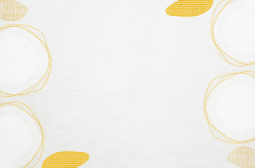 White washi paper texture with classy stylish pattern. Abstract graceful Japanese style background.