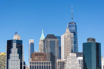 Fototapeta na wymiar Manhattan/NYC Skyline from Brooklyn
