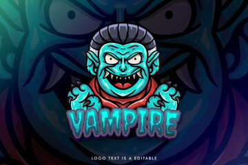 Vampire Mascot Logo