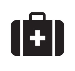 First Aid Kit Icon Design Vector.