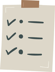 Survey hand drawn flat style