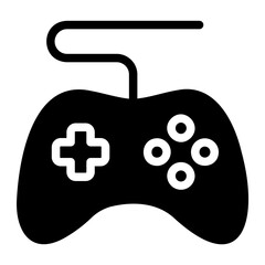 joystick glyph icon