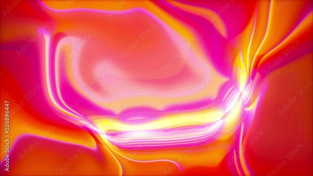 Poster neon wave. computer generated 3d render