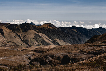 Manizales mountain landscape Nevado del Ruiz