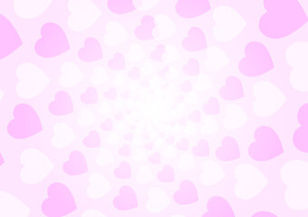 pink background with hearts