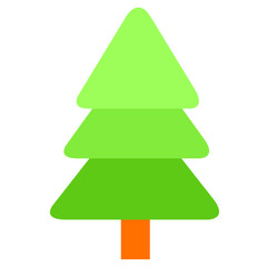 Christmas tree icon sign symbol design
