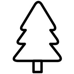 Christmas tree icon sign symbol design