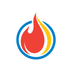 Oil, gas and energy logo concept