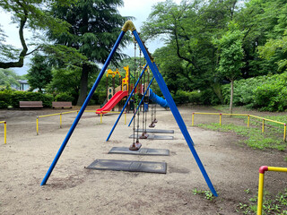 Fototapeta premium 里見公園_ブランコ