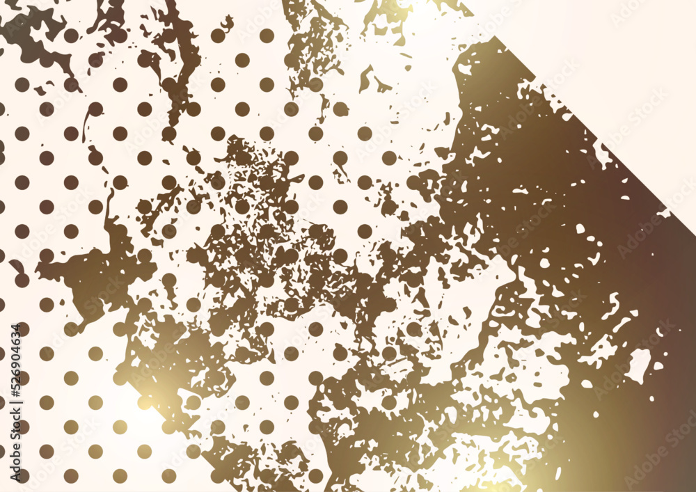 Poster random spotted abstract background effect, many dots. simple design. vector