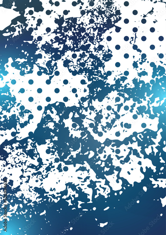 Poster random spotted abstract background effect, many dots. simple design. vector