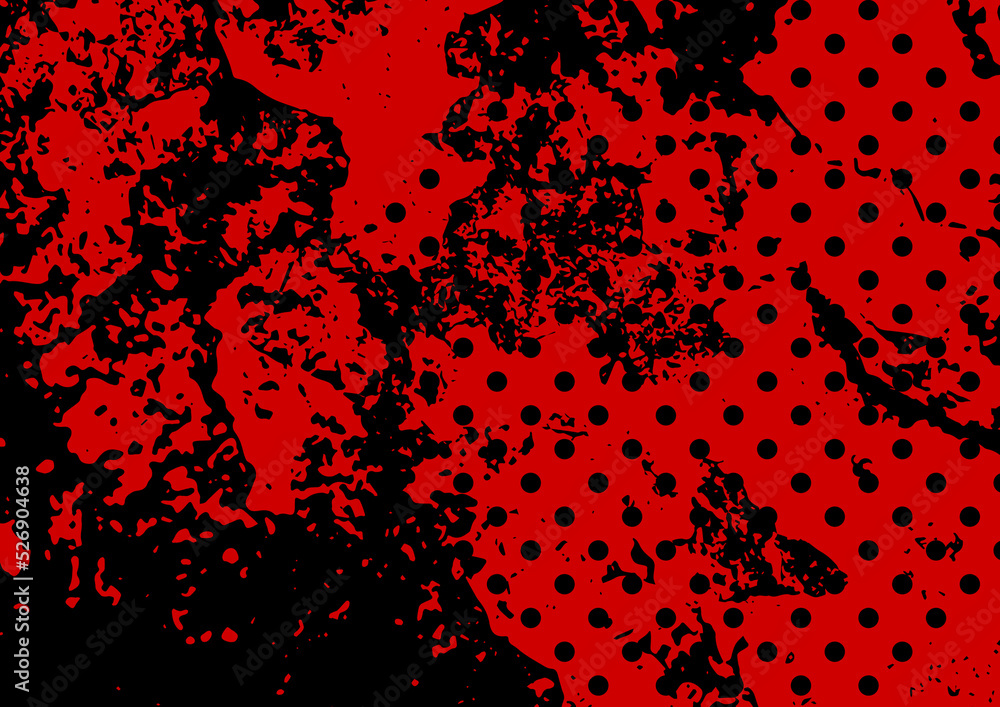 Poster random spotted abstract background effect, many dots. simple design. vector