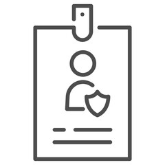 ID card icon