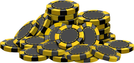 3d rendering Casino Poker Chip, Online gambling game clipart