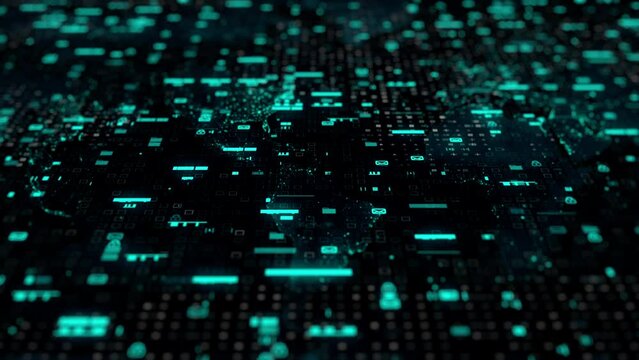 Digita; data abstract background with code