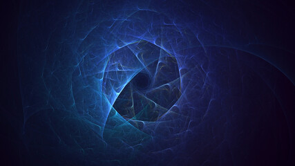 3D rendering abstract colorful fractal light background