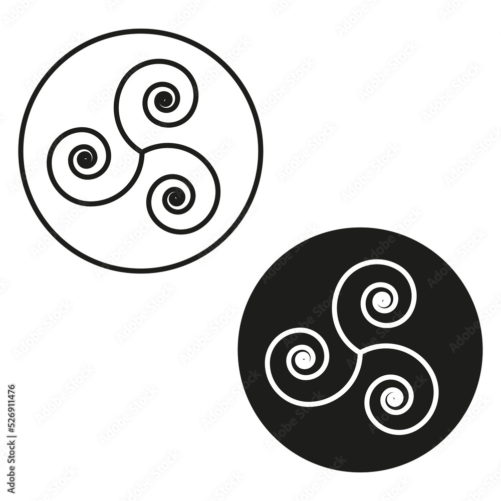 Poster circle with pattern icon. round frame. geometric element. vector illustration. stock image.