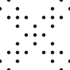 dots seamless repeat pattern vector