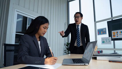 asian business people at office