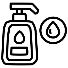 liquid shampoo icon 