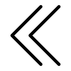 Two Left Arrows icon