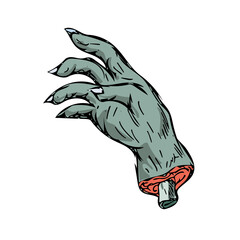 Zombie Monster Hand Drawing