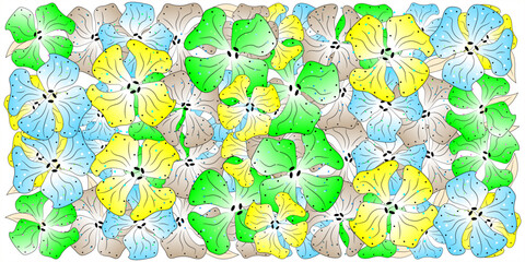 Plants on a white background. Vector illustration.